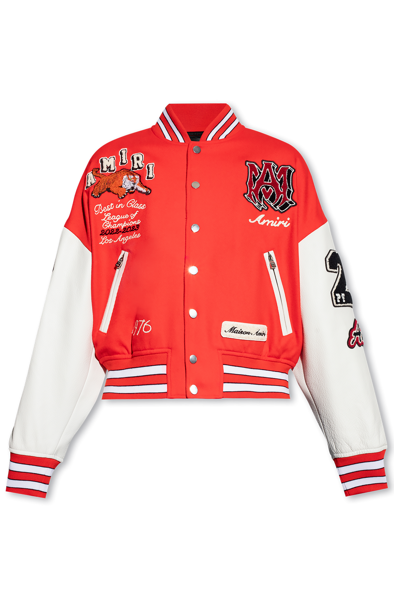 Red Bomber jacket Amiri - SchaferandweinerShops Canada Red Bomber jacket Amiri - SchaferandweinerShops Canada